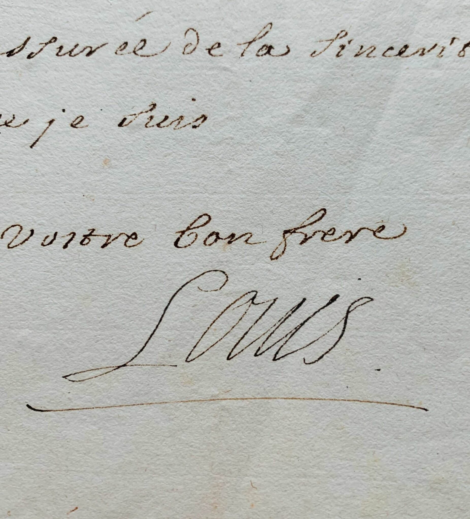 Le Grand Dauphin annonce la naissance du futur Louis XV