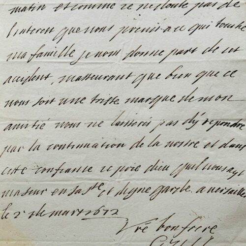 Louis XIV pleure la mort de sa fille Marie-Thérèse – vue 2
