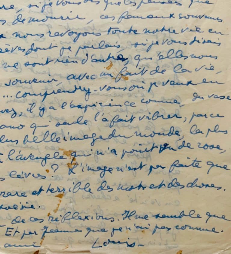 Magnifique lettre d&rsquo;Aragon à Max-Pol Fouchet, véritable profession de foi du poète