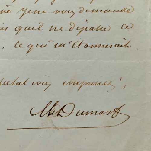 Alexandre Dumas se sépare d'une toile de Delacroix