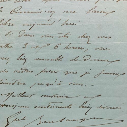 Le général Boulanger tente de rencontrer l'ancien président du Conseil, René Goblet