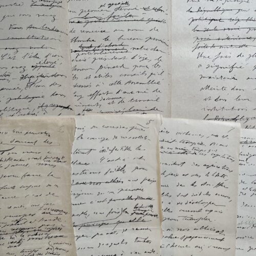 Précieux manuscrit du discours de Paul Painlevé prononcé à la Chambre, le 5 juin 1924, après la victoire de la Gauche