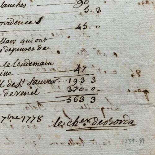 Guerre d'indépendance américaine : de Boston, en 1778, Borda fait les comptes – vue 2