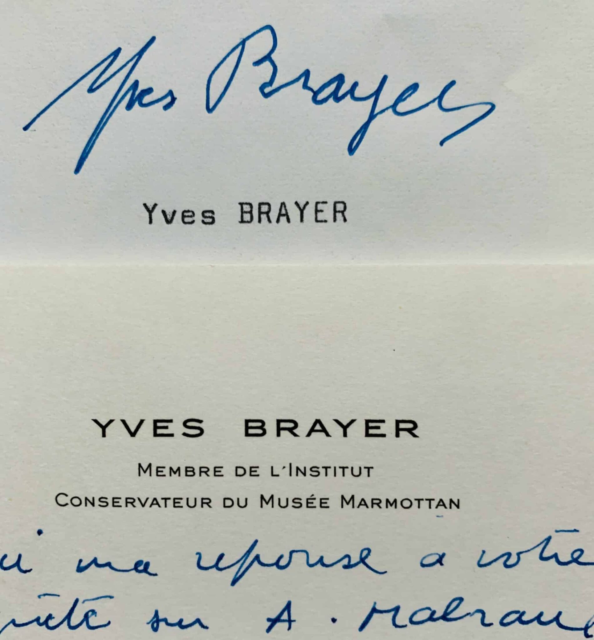 Yves Brayer flatté du jugement de Malraux sur ses toiles de la période romaine Yves Brayer flatté du jugement de Malraux sur ses toiles de la période romaine