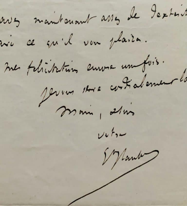 Flaubert loue la poésie de Maurice Montégut