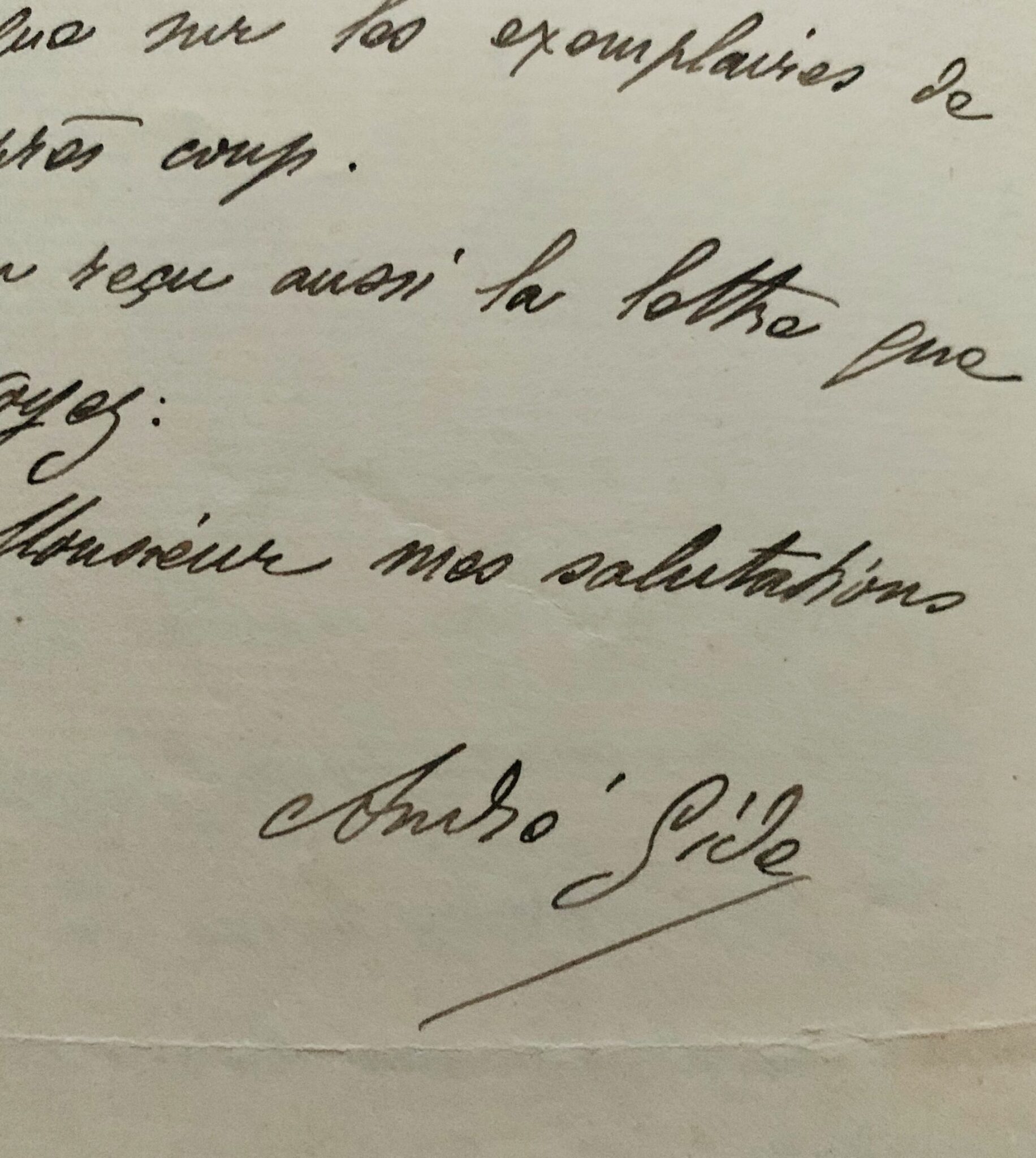 André Gide donne des instructions pour le tirage de luxe des Cahiers d’André Walter