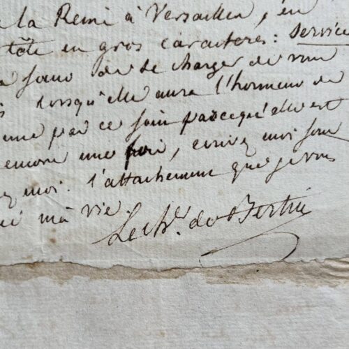 Le chevalier Bertin fait envoyer vingt-quatre ortolans à Marie-Antoinette