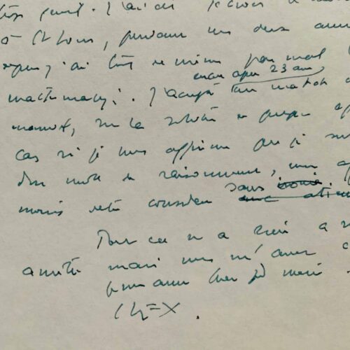 Longue lettre de Saint-Exupéry défendant son honneur d'homme de sciences