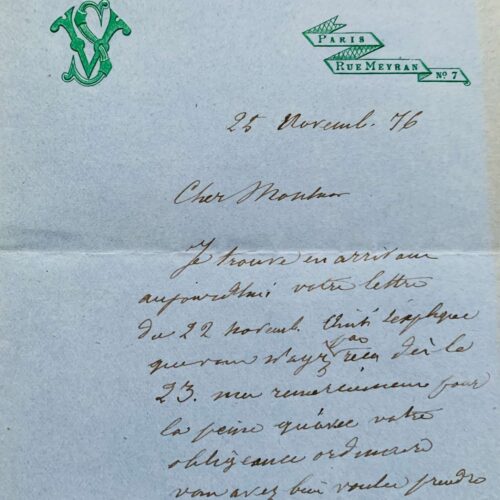 Victor Schoelcher cherche en vain un ouvrage de Victor Place – vue 2