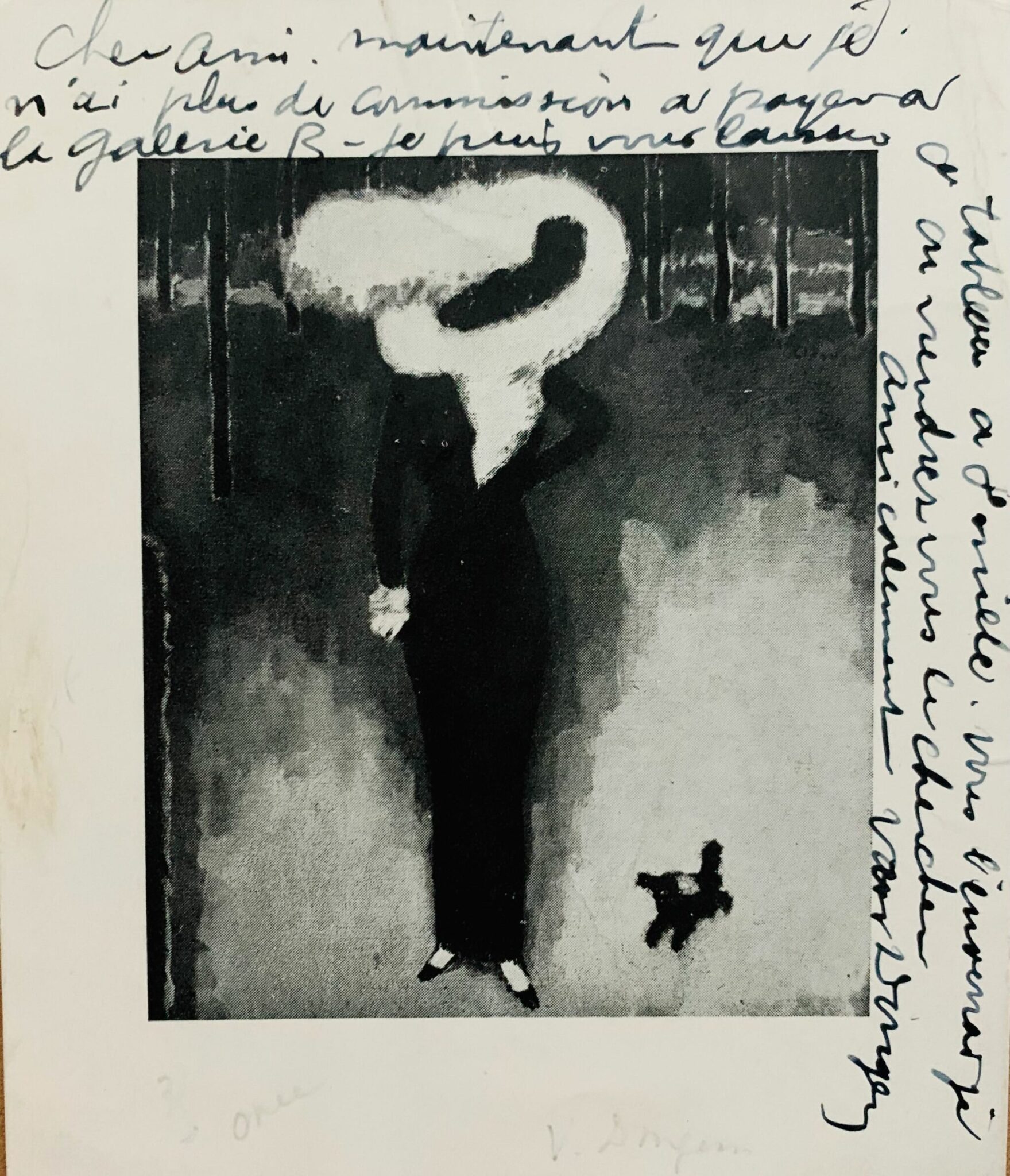 Van Dongen propose la vente de son célèbre tableau La Parisienne (La Dame au chien)