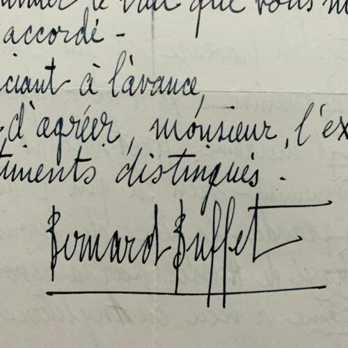 Bernard Buffet vend sa propriété de Domont et s'installe au château l'Arc, en Provence