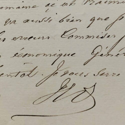 La dernière lettre du duc d'Aumale ?