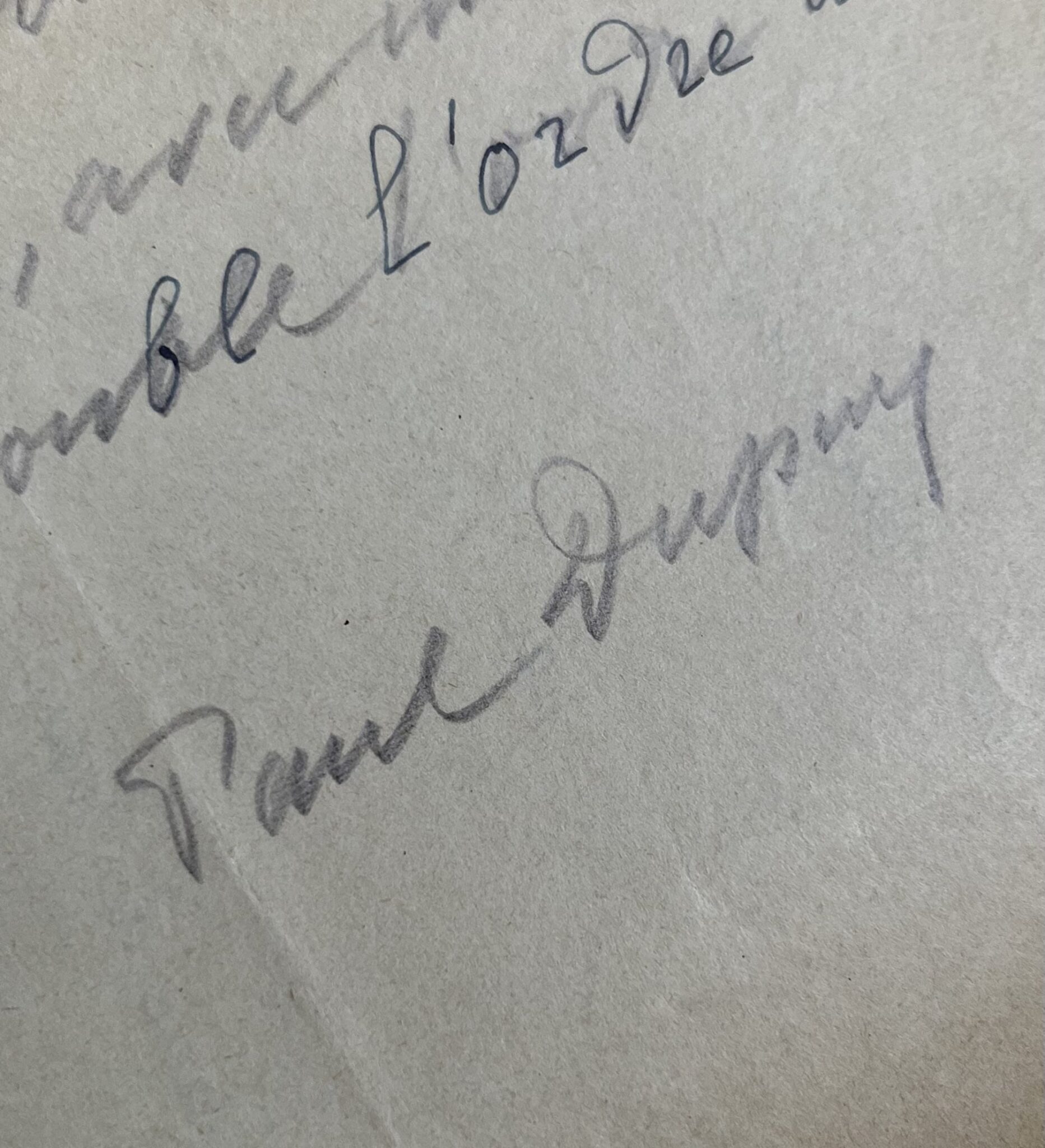 Manuscrit de Paul Dupuy consacré au physicien Paul Langevin – vue 3 Manuscrit de Paul Dupuy consacré au physicien Paul Langevin – vue 3