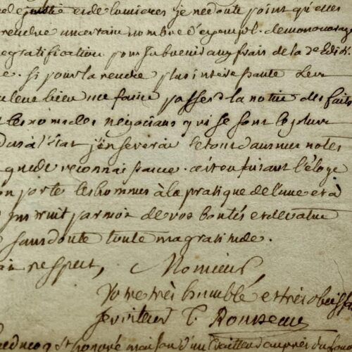 1788, Thomas Rousseau publie une seconde édition des Fastes du Commerce