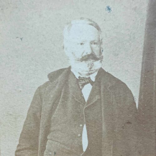 Beautiful photograph of Victor Hugo taken in 1862, the day of the banquet for Les Misérables