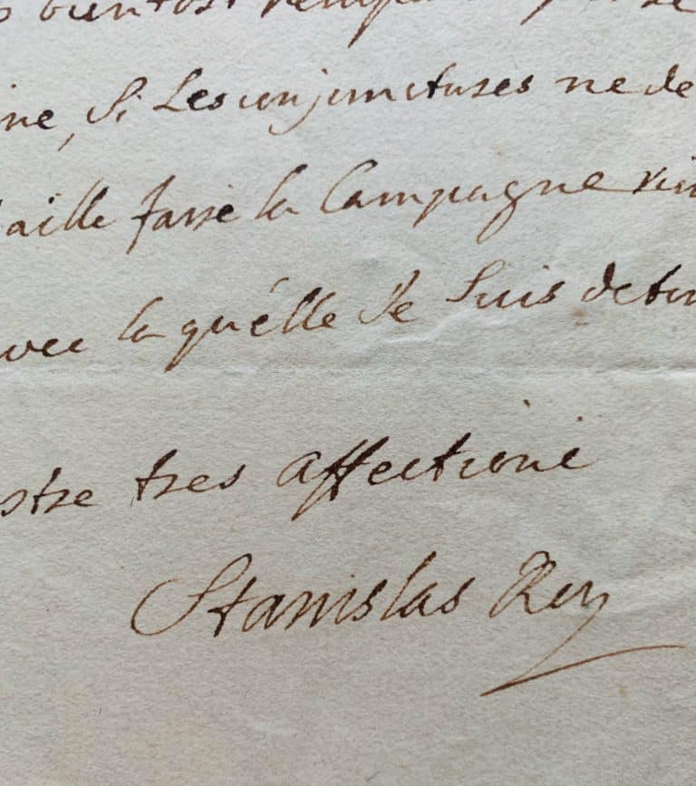 Le roi Stanislas entretient Breteuil de l&rsquo;habillement de sa garde