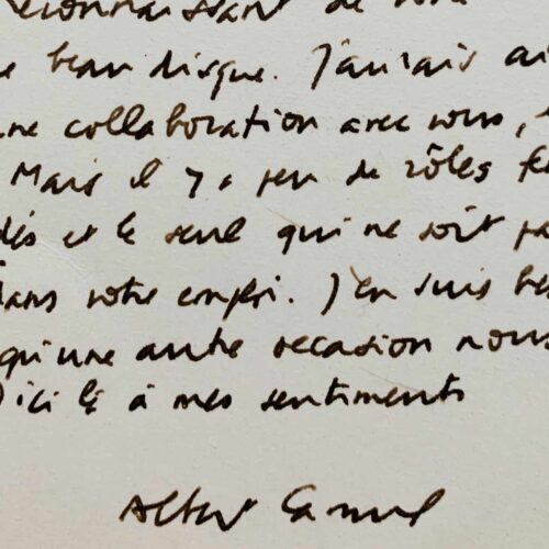 Albert Camus distribue les rôles des Possédés