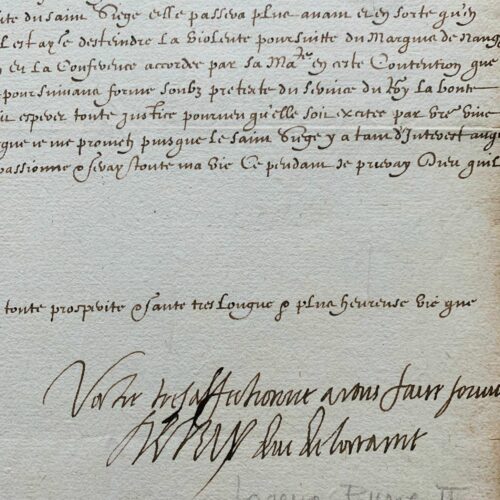 Henri II, duc de Lorraine, intervient auprès du Saint Siège pour l'abbaye d'Écurey (Meuse)