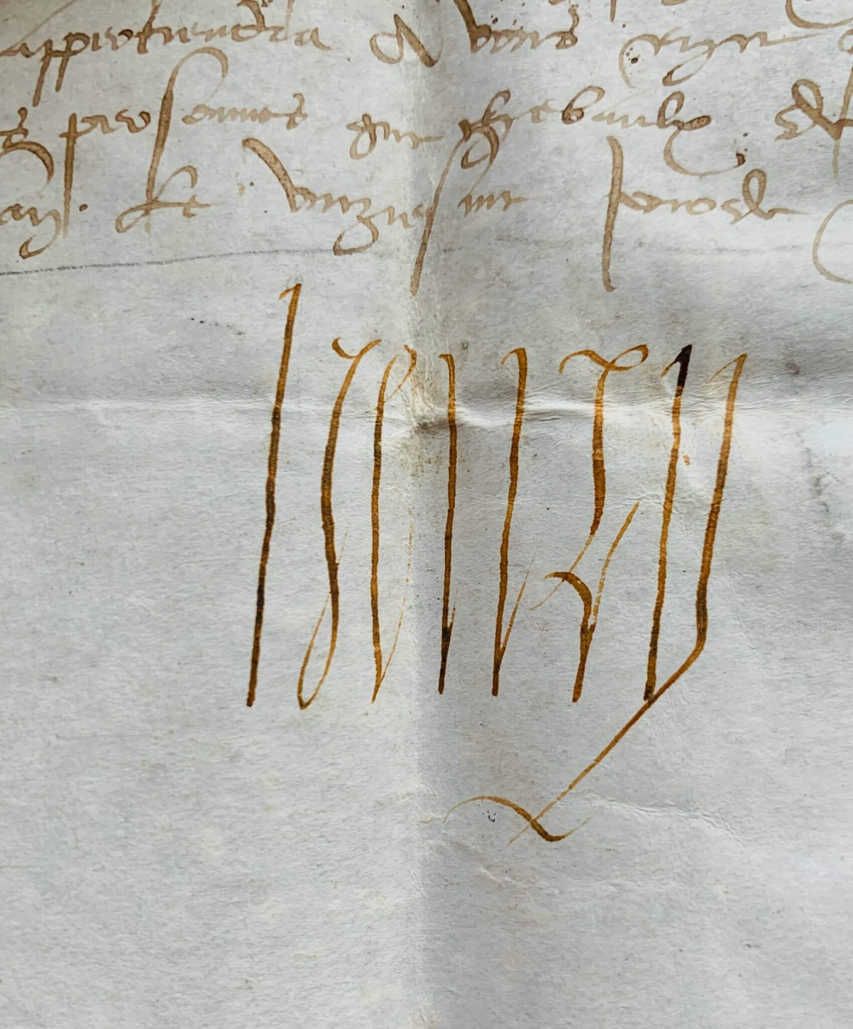 Rare pièce signée par le roi de Navarre, Henri II d’Albret