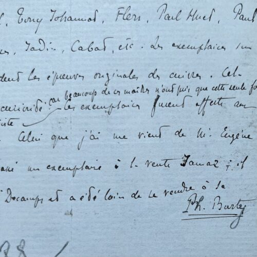 Philippe Burty corrige la confusion qui existe entre le peintre Alexandre-Gabriel Decamps et son frère