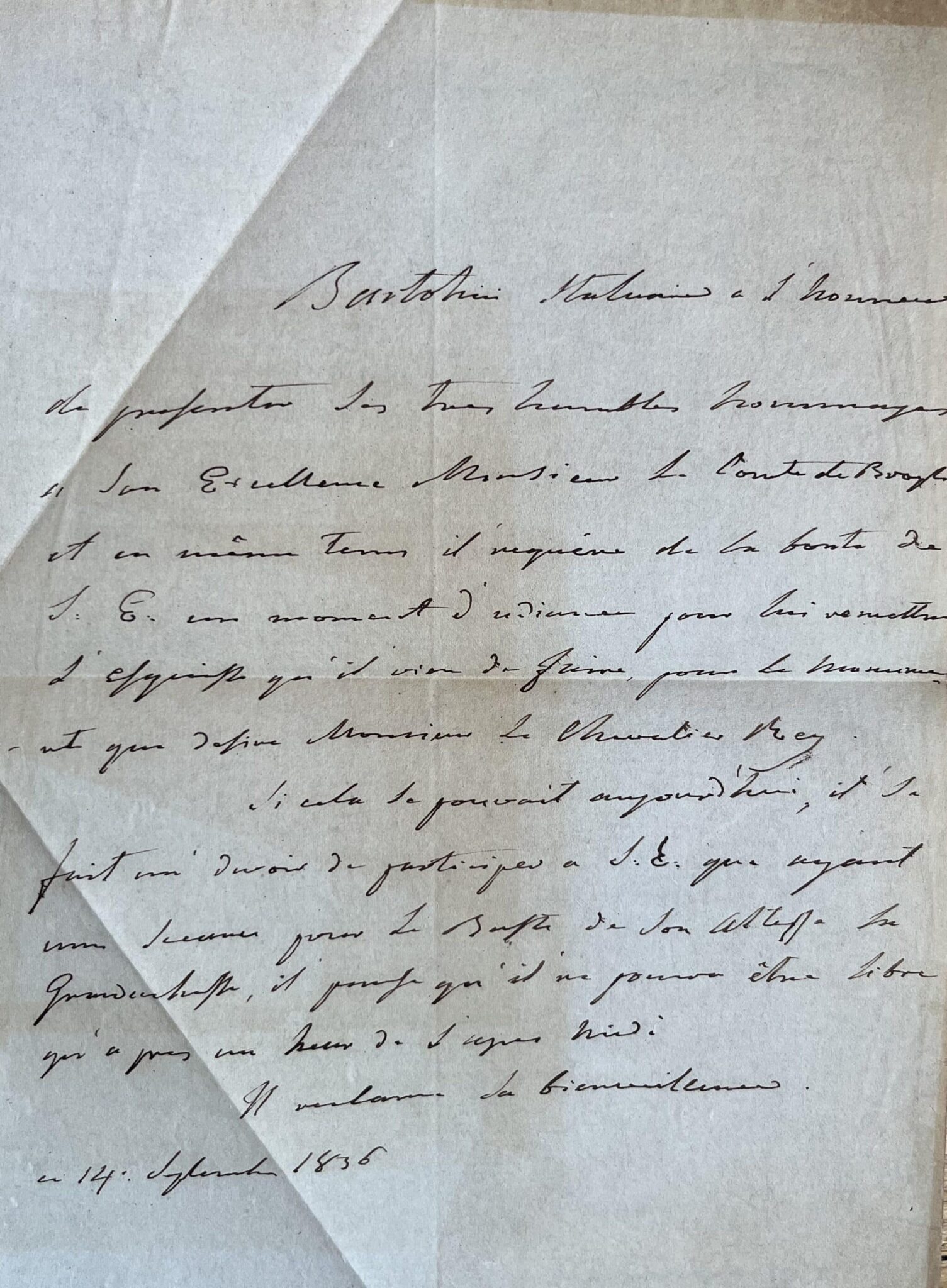 Le sculpteur italien Lorenzo Bartolini soumet une esquisse au comte de Broglie – vue 2 Le sculpteur italien Lorenzo Bartolini soumet une esquisse au comte de Broglie – vue 2