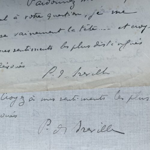 2 intéressantes lettres musicales de Pierre de Bréville