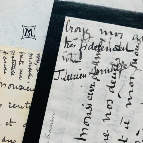 Belle correspondance de la salonnière Jeanne Mühlfeld