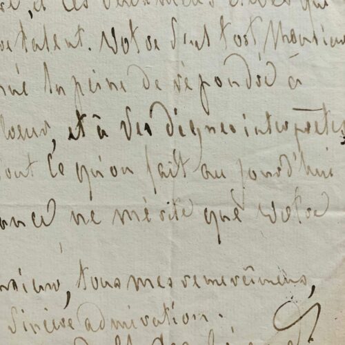 Chateaubriand conseille à Lally-Tollendal de répondre par le mépris