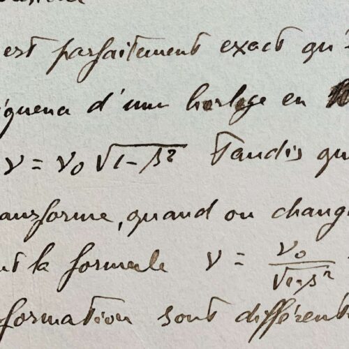 Louis de Broglie compare théorie de la Relativité et Mécanique ondulatoire