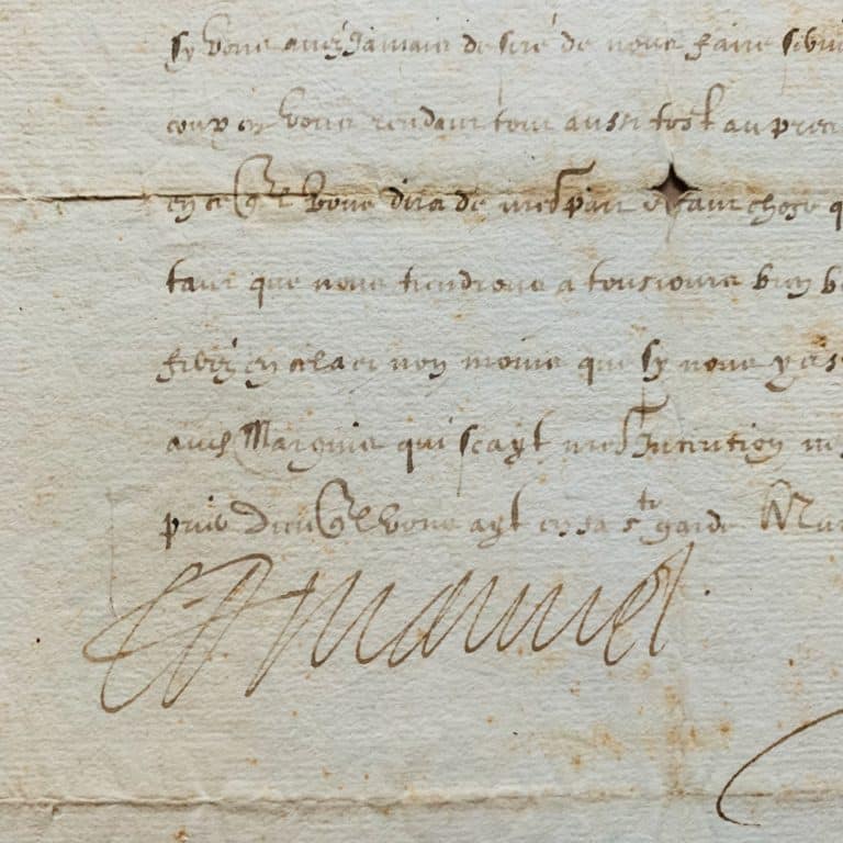 Le duc de Savoie, Charles Emmanuel 1er, tente de rallier la noblesse du Valmorey à sa cause