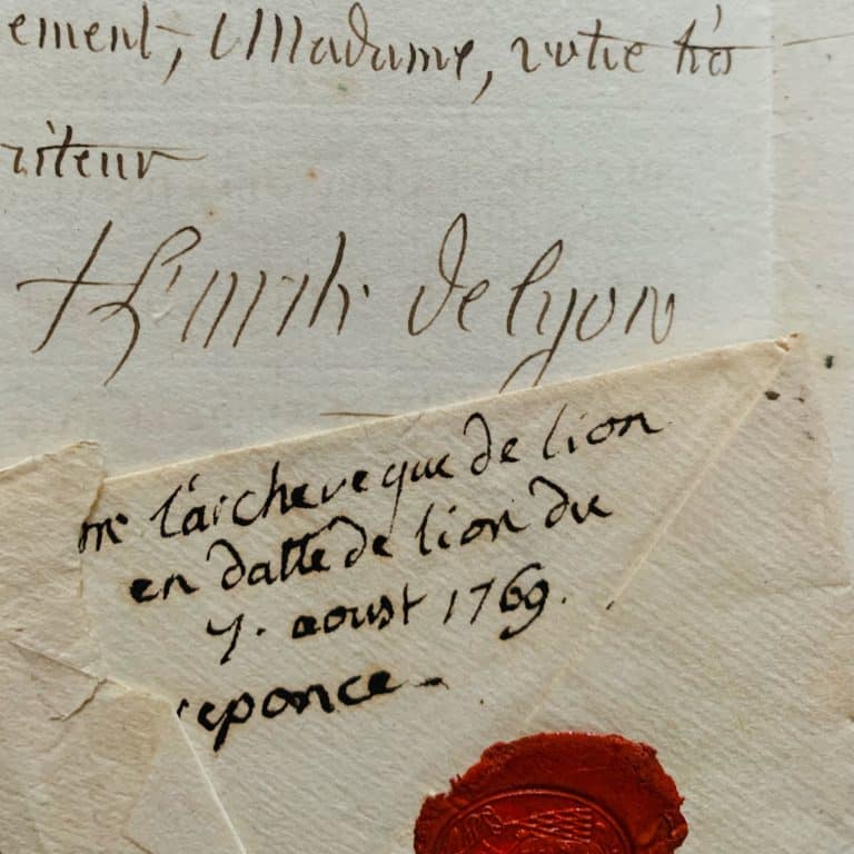 L&rsquo;archevêque de Lyon, Mgr de Montazet, refuse de prendre position pour le monastère de Prouilhe (Aude)