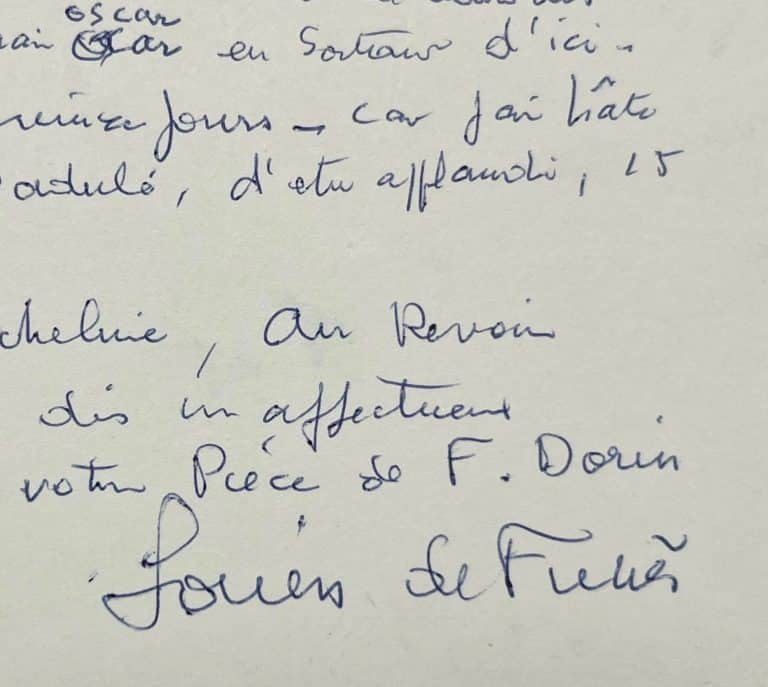 Louis de Funès à Paul Meurisse « j&rsquo;ai hâte de briller, d&rsquo;être adulé, d&rsquo;être applaudi »