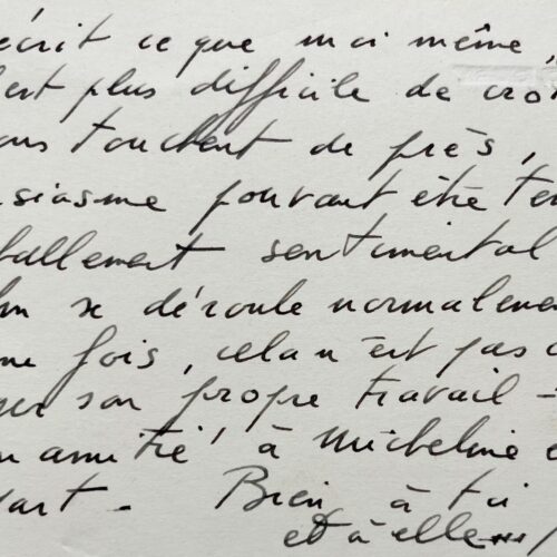 Gérard Oury évoque la peinture de Michèle Morgan et son film en cours