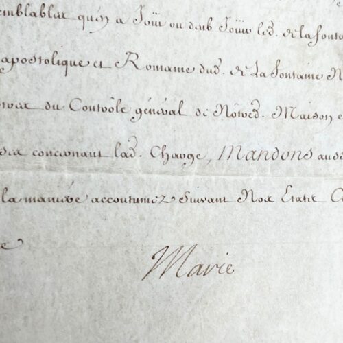 La reine Marie Leszczynska nomme un nouveau valet de chambre : Charles Claude de La Fontaine