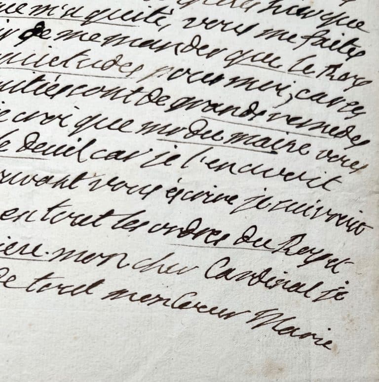 Marie Leszczynska parle avec tendresse de Louis XV au cardinal de Fleury