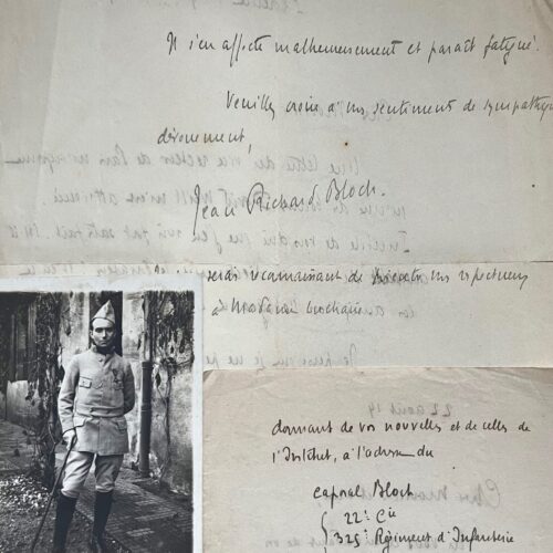 1914 : Jean-Richard Bloch écrit du front et reçoit une bourse David-Weill
