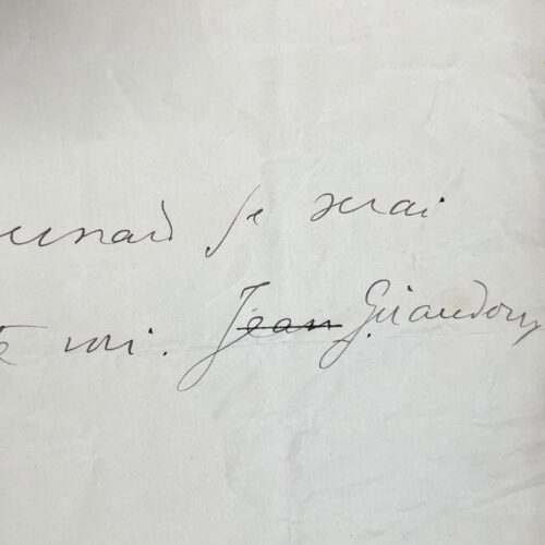 Quelques mots de Jean Giraudoux du 1er septembre 1939