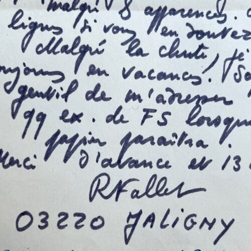 René Fallet schrijft een artikel voor France-Soir