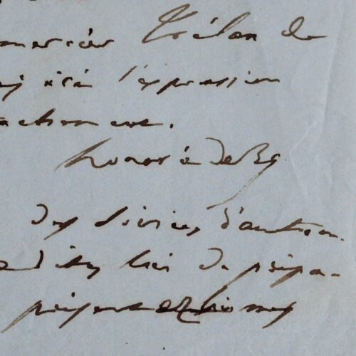 Balzac se remet du choléra sporadique et renonce à vivre sur les rives de la Loire