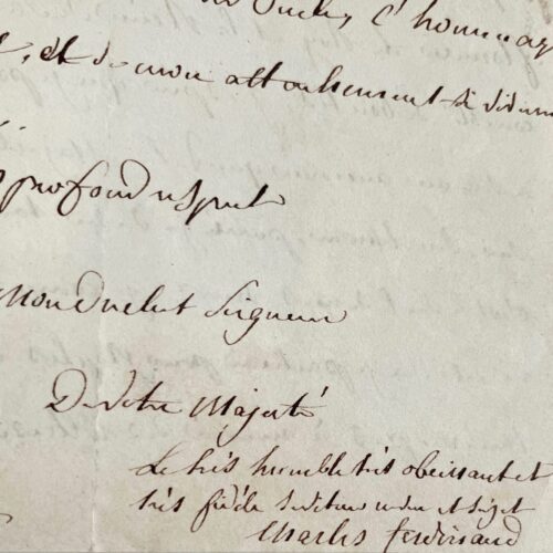 Le duc de Berry offre de verser tout son sang pour le futur Louis XVIII
