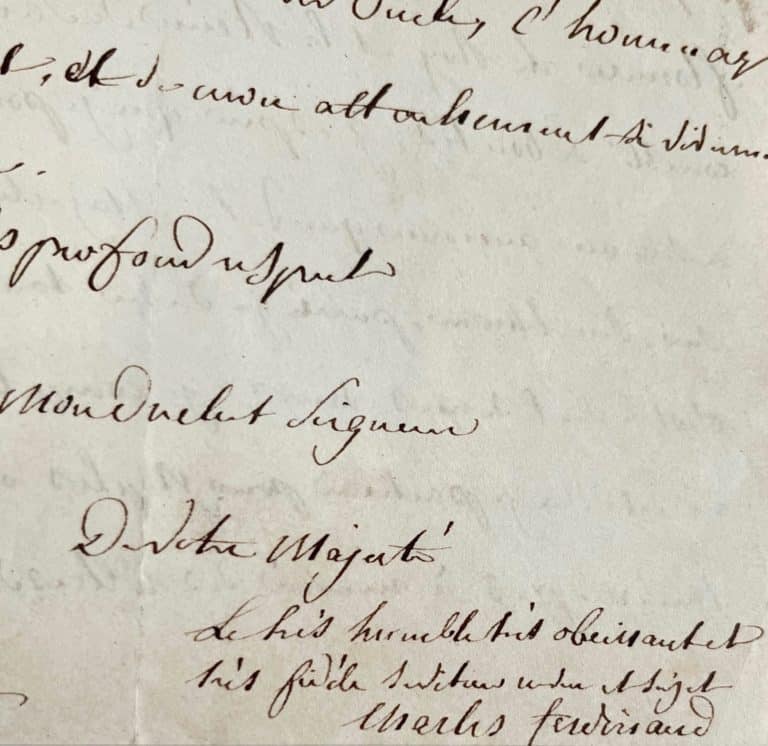 Le duc de Berry offre de verser tout son sang pour le futur Louis XVIII