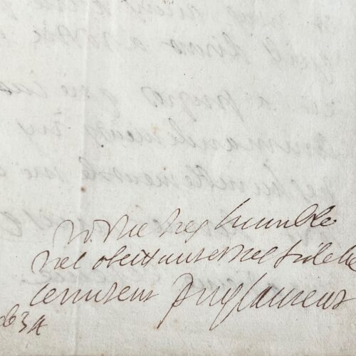 Lettre du duc de Puylaurens au cardinal de Richelieu quelques jours avant d'épouser sa nièce