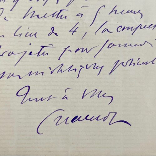 Jean-Martin Charcot décale l'heure d'une consultation