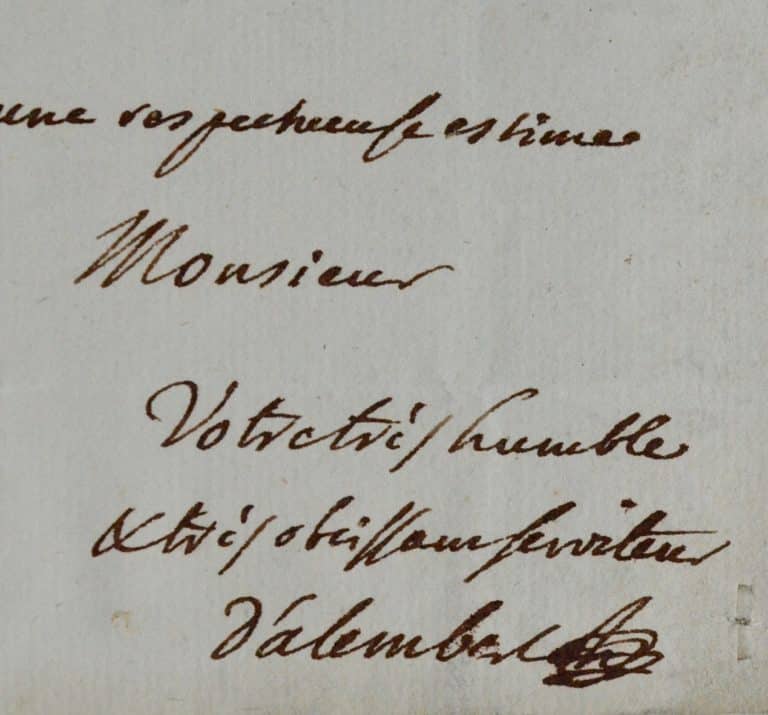 D&rsquo;Alembert recherche en vain une lettre Colardeau dans les archives de l&rsquo;Académie française
