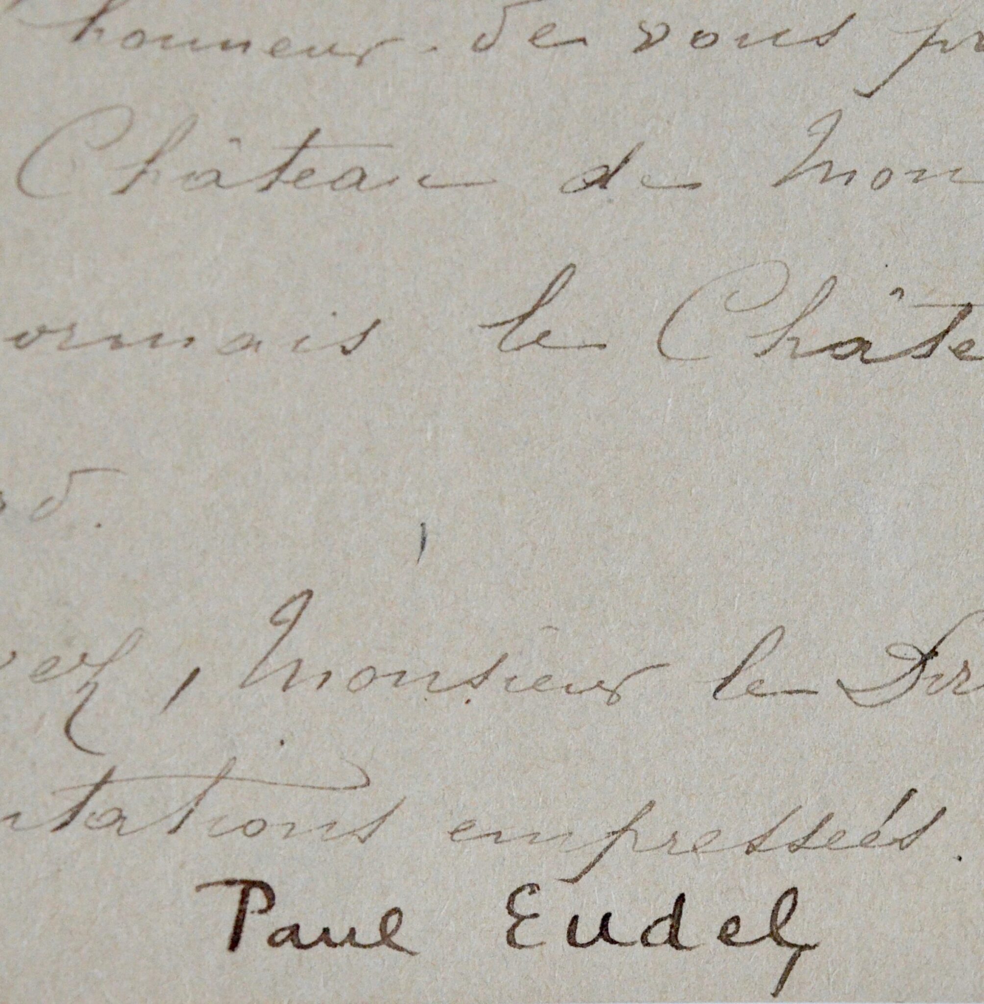 Paul Eudel achète la château de Mon Repos et le renomme « château du Gord »