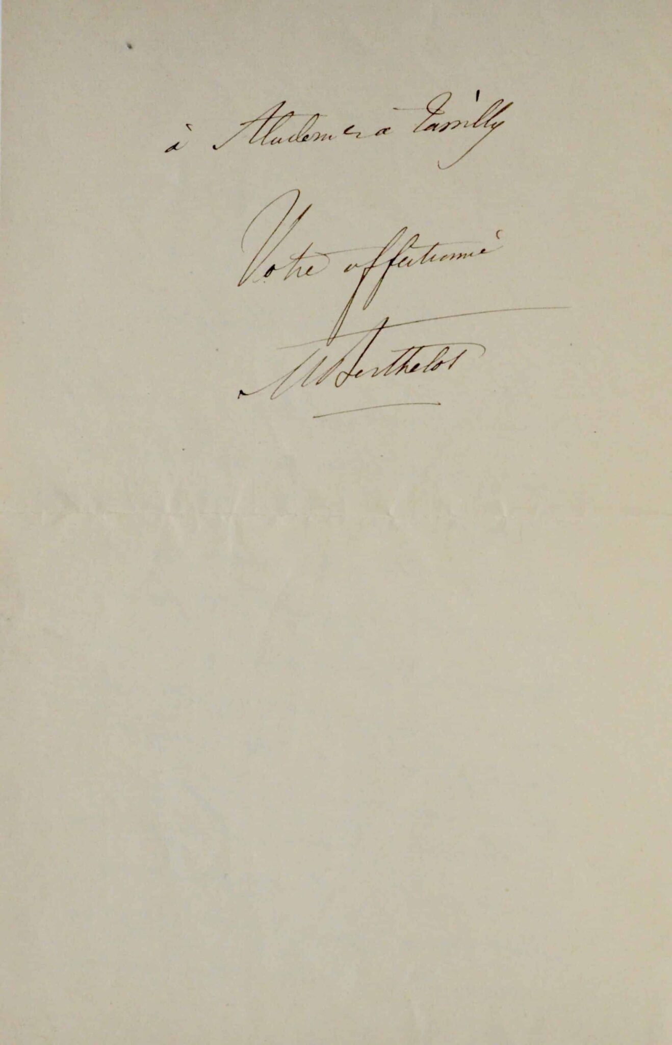 Marcelin Berthelot conseille au chimiste Camille Matignon de se remettre au travail. – vue 3 Marcelin Berthelot conseille au chimiste Camille Matignon de se remettre au travail. – vue 3