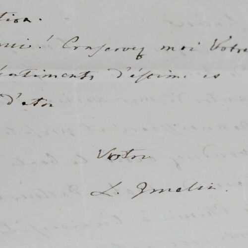 Leopold Gmelin recommande le chimiste allemand L.-H. von Babo au minéralogiste Pierre Berthier