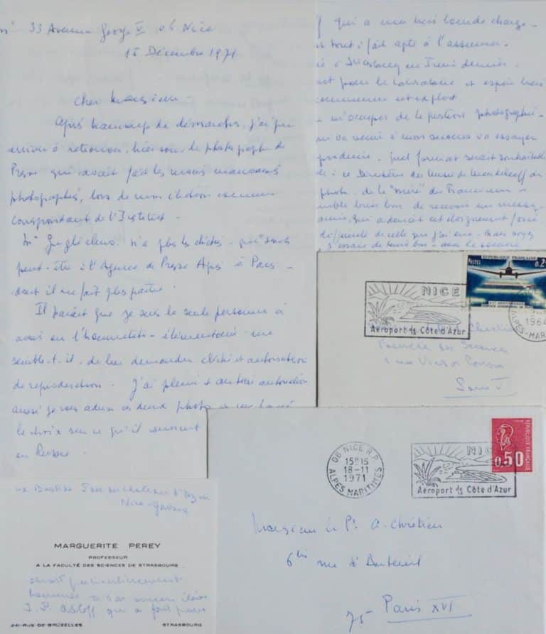 La « mère » du Francium, la chimiste Marguerite Perey, flattée de l&rsquo;honneur qui lui est fait par le Musée Mendeleïev