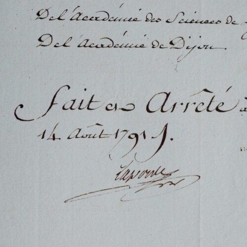 Répartition faite en 1791 des exemplaires des "Découvertes des François dans la Nouvelle Guinée" de Fleurieu