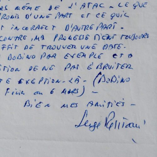 Serge Reggiani refuse de prendre un engagement avant sa série de concerts à Bobino